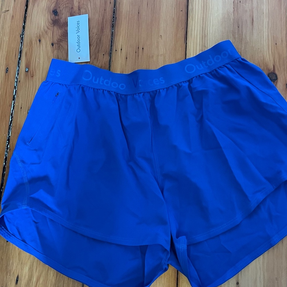 Outdoor Voices Women's Blue Shorts